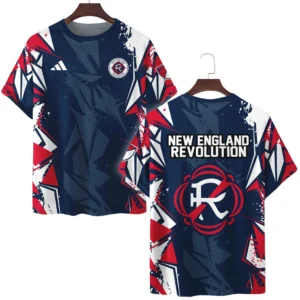 New England Revolution T-Shirt MLS 2025 For Fan New England Revolution HVN1068NER061725TS3D