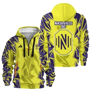 Nashville SC Hoodie Half Zipper MLS 2025 For Fan Nashville SC HVN1068NSC061725HODZ