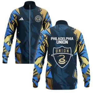 Philadelphia Union Stand Collar Jacket MLS 2025 For Fan Philadelphia Union HVN1068PU061725SCJ