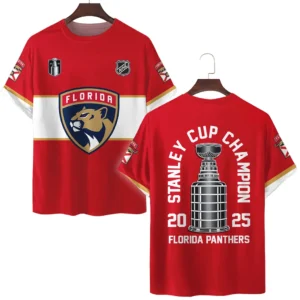 Florida Panthers T-Shirt NHL 2025 For Fan Florida Panthers HVN1071CHMP061825TS3D