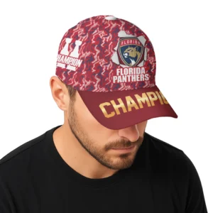 Florida Panthers Classic Cap NHL 2025 For Fan Florida Panthers HVN1073CHAMP061825CAP