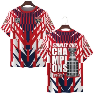 Florida Panthers T-Shirt NHL 2025 For Fan Florida Panthers HVN1075NHLC061925TS3D
