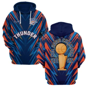 Oklahoma City Thunder Hoodie NBA 2025 For Fan Oklahoma City Thunder HVN1076DER061925HOD