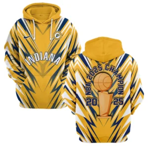 Indiana Pacers Hoodie NBA 2025 For Fan Indiana Pacers HVN1076PER061925HOD
