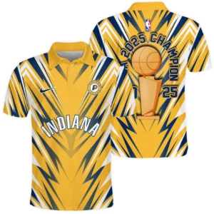 Indiana Pacers Polo Shirt NBA 2025 For Fan Indiana Pacers HVN1076PER061925POS