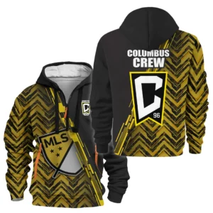 Columbus Crew Hoodie Half Zipper MLS 2025 For Fan Columbus Crew HVN1081CC062125HODZ