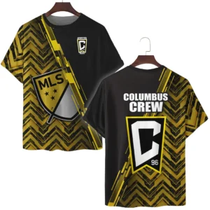 Columbus Crew T-Shirt MLS 2025 For Fan Columbus Crew HVN1081CC062125TS3D