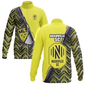 Nashville SC Stand Collar Jacket MLS 2025 For Fan Nashville SC HVN1081NSC062125SCJ
