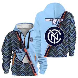 New York City FC Hoodie Half Zipper MLS 2025 For Fan New York City FC HVN1081NYC062125HODZ