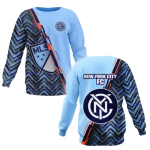 New York City FC Sweatshirt MLS 2025 For Fan New York City FC HVN1081NYC062125SW