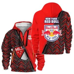 New York Red Bulls Hoodie Half Zipper MLS 2025 For Fan New York Red Bulls HVN1081NYR062125HODZ