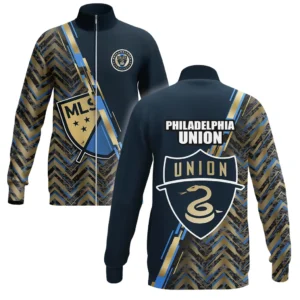 Philadelphia Union Stand Collar Jacket MLS 2025 For Fan Philadelphia Union HVN1081PU062125SCJ