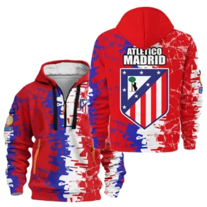 Atletico Madrid Hoodie Half Zipper Club WC 2025 For Fan Atletico Madrid HVN1082AM062125HODZ