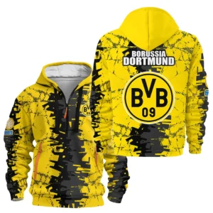 Borussia Dortmund Hoodie Half Zipper Club WC 2025 For Fan Borussia Dortmund HVN1082BD062125HODZ