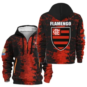 Flamengo Hoodie Half Zipper Club WC 2025 For Fan Flamengo HVN1082FL062125HODZ