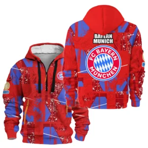 Bayern Munich Hoodie Half Zipper Club WC 2025 For Fan Bayern Munich HVN1083BM062325HODZ
