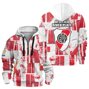 River Plate Hoodie Half Zipper Club WC 2025 For Fan River Plate HVN1083RP062325HODZ