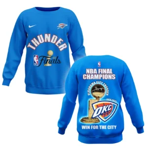 Oklahoma City Thunder Sweatshirt NBA 2025 For Fan Oklahoma City Thunder HVN1084OKC062325SW