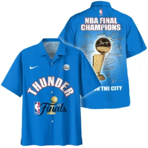Oklahoma City Thunder Hawaiian shirt NBA 2025 For Fan Oklahoma City Thunder HVN1085OKC062325HAW
