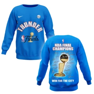 Oklahoma City Thunder Sweatshirt NBA 2025 For Fan Oklahoma City Thunder HVN1085OKC062325SW