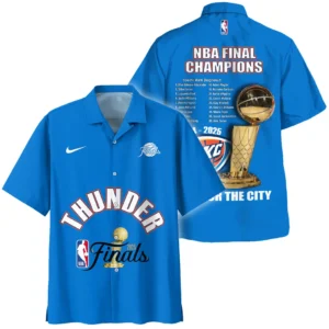 Oklahoma City Thunder Hawaiian shirt NBA 2025 For Fan Oklahoma City Thunder HVN1086OKC062325HAW