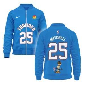 Ajay Mitchell Bomber Jacket NBA 2025 For Fan Ajay Mitchell HVN1087AM062325BOB