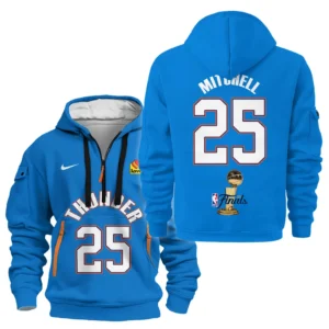 Ajay Mitchell Hoodie Half Zipper NBA 2025 For Fan Ajay Mitchell HVN1087AM062325HODZ
