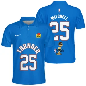 Ajay Mitchell Polo Shirt NBA 2025 For Fan Ajay Mitchell HVN1087AM062325POS