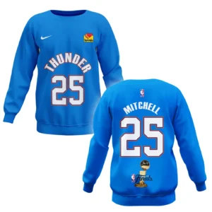 Ajay Mitchell Sweatshirt NBA 2025 For Fan Ajay Mitchell HVN1087AM062325SW