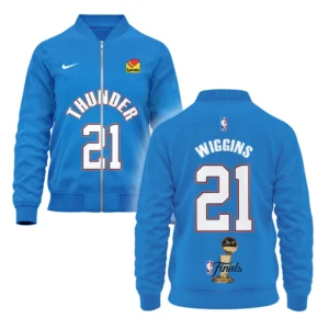 Aaron Wiggins Bomber Jacket NBA 2025 For Fan Aaron Wiggins HVN1087AW062325BOB