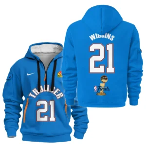 Aaron Wiggins Hoodie Half Zipper NBA 2025 For Fan Aaron Wiggins HVN1087AW062325HODZ