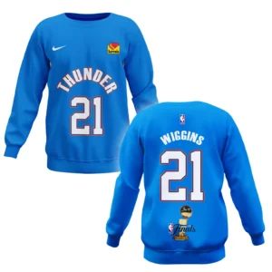 Aaron Wiggins Sweatshirt NBA 2025 For Fan Aaron Wiggins HVN1087AW062325SW
