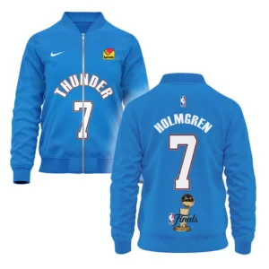 Chet Holmgren Bomber Jacket NBA 2025 For Fan Chet Holmgren HVN1087CH062325BOB