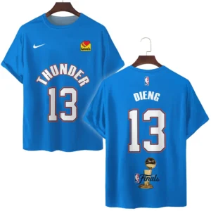 Ousmane Dieng T-Shirt NBA 2025 For Fan Ousmane Dieng HVN1087OD062325TS3D