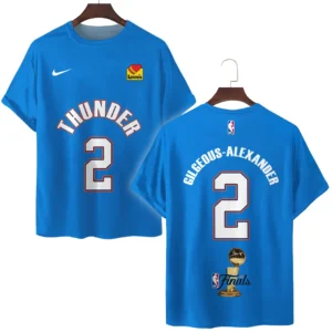 Shai Gilgeous-Alexander T-Shirt NBA 2025 For Fan Shai Gilgeous-Alexander HVN1087SGA062325TS3D