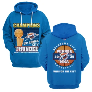Oklahoma City Thunder Hoodie NBA 2025 For Fan Oklahoma City Thunder HVN1092OKC062425HOD