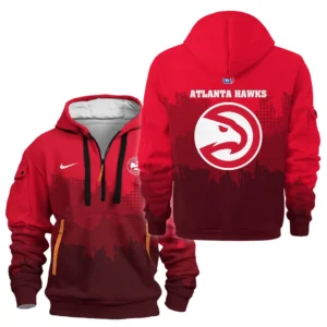 Atlanta Hawks Hoodie Half Zipper NBA 2025 For Fan Atlanta Hawks HVN1094AH062625HODZ