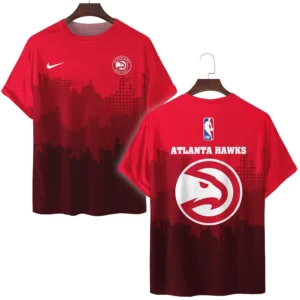 Atlanta Hawks T-Shirt NBA 2025 For Fan Atlanta Hawks HVN1094AH062625TS3D