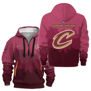 Cleveland Cavaliers Hoodie Half Zipper NBA 2025 For Fan Cleveland Cavaliers HVN1094CC062625HODZ