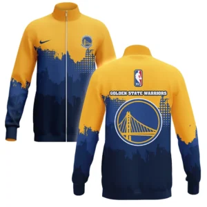 Golden State Warriors Stand Collar Jacket NBA 2025 For Fan Golden State Warriors HVN1094GSW062625SCJ