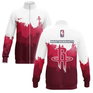 Houston Rockets Stand Collar Jacket NBA 2025 For Fan Houston Rockets HVN1094HR062625SCJ