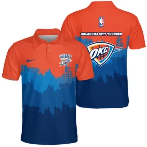 Oklahoma City Thunder Polo Shirt NBA 2025 For Fan Oklahoma City Thunder HVN1094OCT062625POS