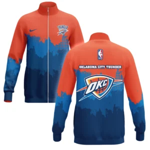 Oklahoma City Thunder Stand Collar Jacket NBA 2025 For Fan Oklahoma City Thunder HVN1094OCT062625SCJ
