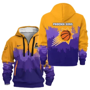 Phoenix Suns Hoodie Half Zipper NBA 2025 For Fan Phoenix Suns HVN1094PS062625HODZ