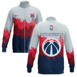 Washington Wizards Stand Collar Jacket NBA 2025 For Fan Washington Wizards HVN1094WW062625SCJ