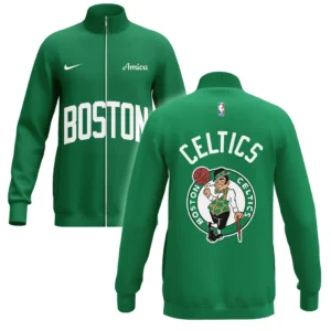 Boston Celtics Stand Collar Jacket NBA 2025 For Fan Boston Celtics HVN1095BC062725SCJ