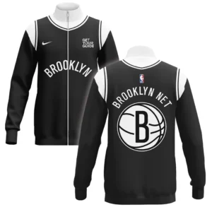 Brooklyn Nets Stand Collar Jacket NBA 2025 For Fan Brooklyn Nets HVN1095BN062725SCJ