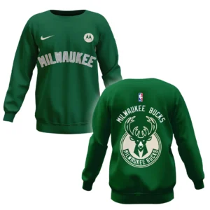 Milwaukee Bucks Sweatshirt NBA 2025 For Fan Milwaukee Bucks HVN1095MB062725SW