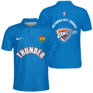 Oklahoma City Thunder Polo Shirt NBA 2025 For Fan Oklahoma City Thunder HVN1095OCT062725POS
