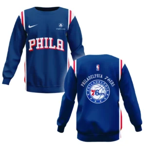 Philadelphia 76ers Sweatshirt NBA 2025 For Fan Philadelphia 76ers HVN1095PH062725SW